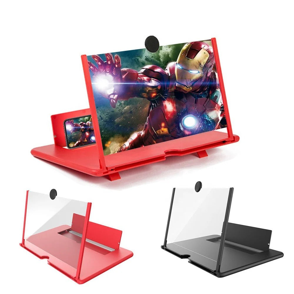 F3 10-Inch 3D Mobile Screen Magnifier – Foldable Phone Display Stand