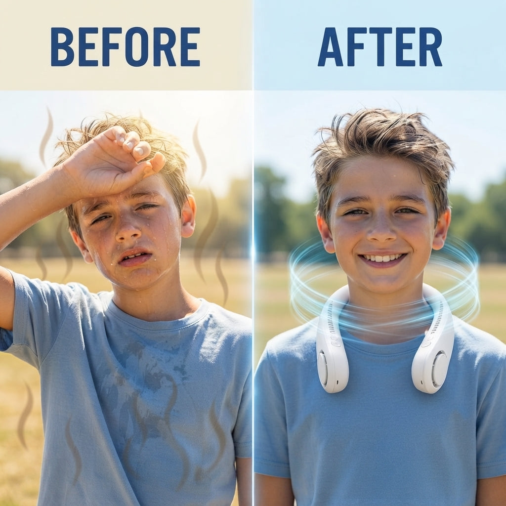 Portable Hands-Free Neck Fan