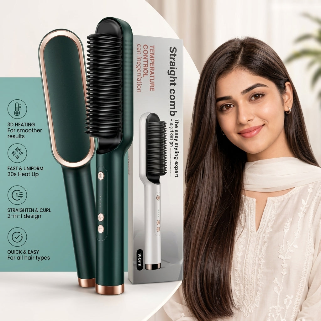 Hair Straightener Brush