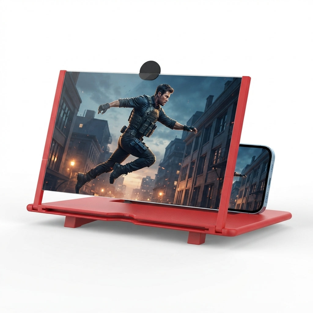 F3 10-Inch 3D Mobile Screen Magnifier – Foldable Phone Display Stand