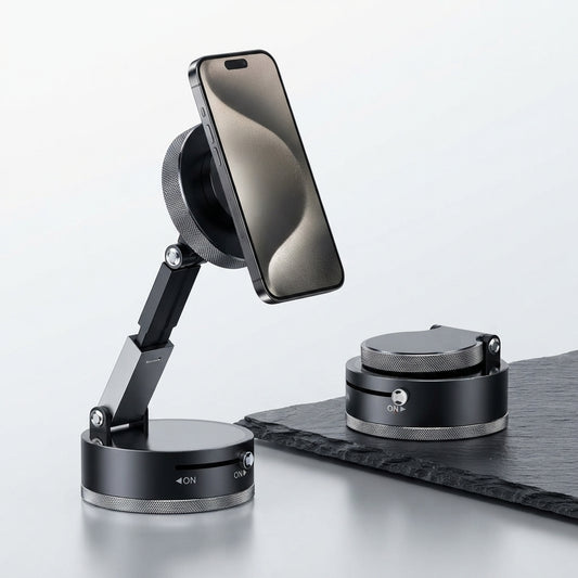 Vacuum Magnetic Phone Holder – Double-Sided Hands-Free Mount